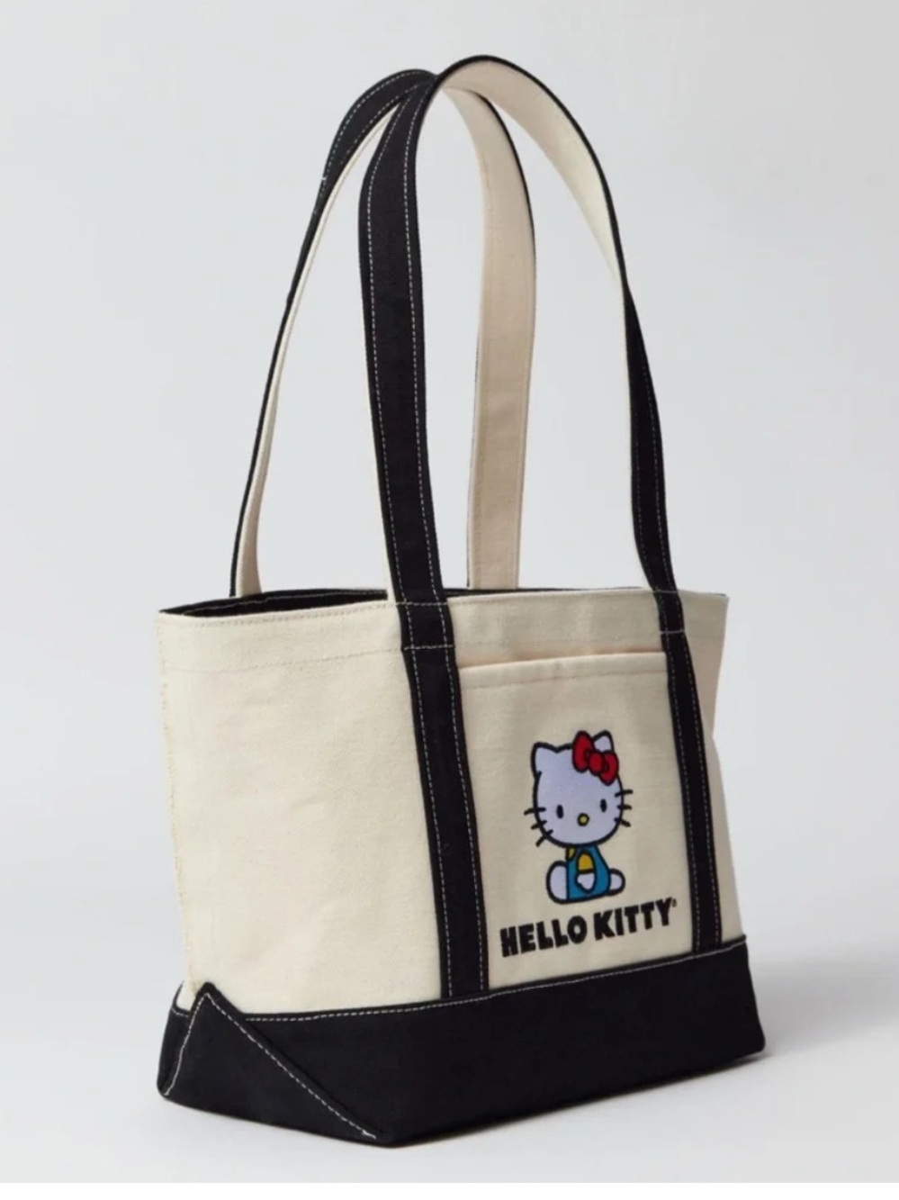 NWT BAGGU Small Heavyweight Canvas Hello Kitty Tote